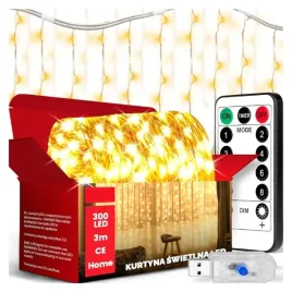 kurtyna-swietlna-300led-lampki-choinkowe-girlanda-pilot-bialy-cieply-3x3m