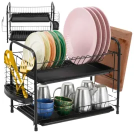 suszarka-do-naczyn-ociekacz-stojaca-dwupoziomowa-na-naczynia-czarna-duza