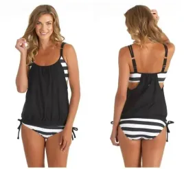 stroj-kapielowy-stylowe-tankini-czarne-kostium-z-wycieciami-paski-basen-m