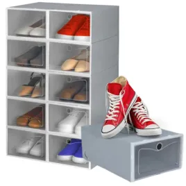 pudelko-na-buty-szare-organizer-szafka-na-buty-zestaw-garderoba-regal-szafa