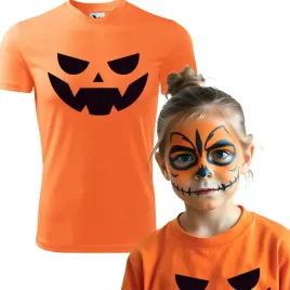 koszulka-t-shirt-na-halloween-pomaranczowy-dla-dziewczynki-122-mix-wzory