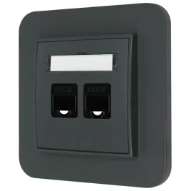 gniazdo-internetowe-rj45-2x-z-ramka-zaokraglona-seria-mini-grafitowy-mat