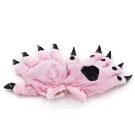 rekawiczki-z-pazurami-przebranie-rozowe-onesie-kigurumi-karnawal-narty