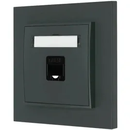 gniazdo-internetowe-rj45-1x-z-ramka-prosta-seria-mini-kolor-grafitowy-mat