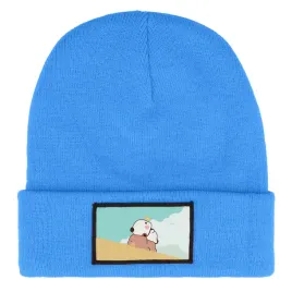 czapka-zimowa-ciepla-niebieska-dziecieca-z-motywem-cartoons-bear-mix-wzorow