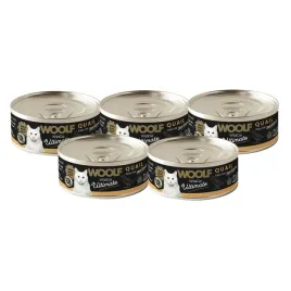 woolf-wild-cat-ultimate-can-sterilised-quail-pate-przepiorka-5pak-5x85g