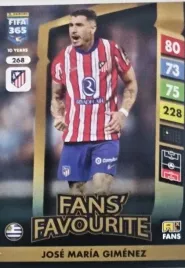 panini-fifa-365-2025-fans-favourite-268-jose-maria-gimenez-atletico-madryt