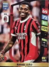 panini-fifa-365-2025-core-206-rafael-leao-ac-milan
