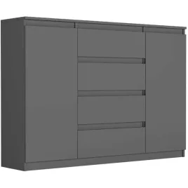 stylowa-komoda-140-szafka-4-szuflady-2-polki-r-140-s4-antracyt