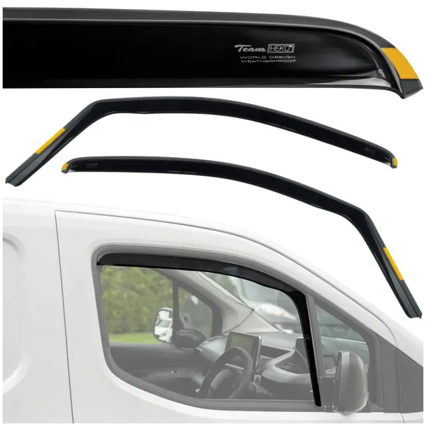 Owiewki szyb bocznych HEKO do OPEL VIVARO 2019- | 2 szt.