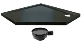 brodzik-pieciokatny-struktura-kamienia-90x90-czarny-slim-syfon