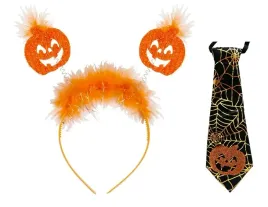 opaska-dynia-puszek-do-stroju-halloween-dynie-krotki-krawat-pajeczyna
