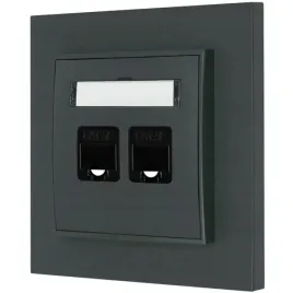 gniazdo-internetowe-rj45-2x-z-ramka-prosta-seria-mini-kolor-grafitowy-mat