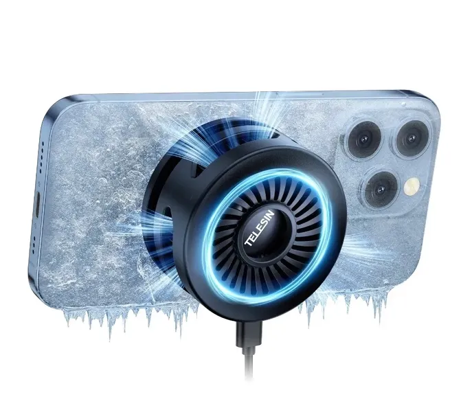 Wiatrak Wentylator Chłodzący Chłodzenie do Telefonu Telefon Magnes Radiator