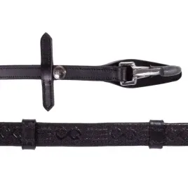 wodze-skorzane-dla-konia-presteq-ze-stoperami-8cm-czarne-cob