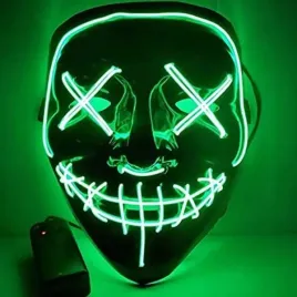 swiecaca-maska-led-czarna-podswietlana-na-zielono-halloween