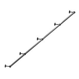 porecz-schodowa-balustrada-na-schody-uchwyt-czarny-fi-25mm-400-cm-nazare