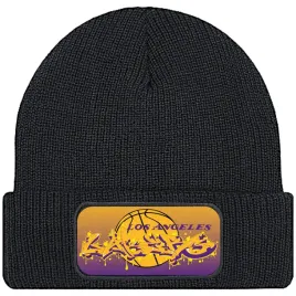 czapka-jesienna-bawelniana-zimowa-czarna-beanie-lakers-wzory
