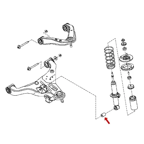 tuleja-amortyzatora-przod-navara-pathfinder-2005-stan-nowy
