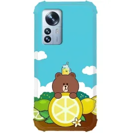etui-do-xiaomi-12-pro-5g-antishock-lemon-brown-line-friends-wzory