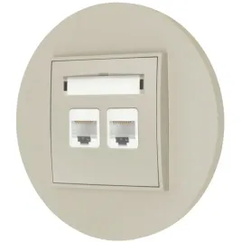 gniazdo-internetowe-rj45-2x-z-ramka-okragla-seria-mini-kolor-taupe