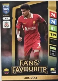 panini-fifa-365-2025-fans-favourite-63-luis-diaz-liverpool