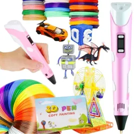 dlugopis-3d-drukarka-3d-dla-dzieci-pen-rozowy-wklad-310m-szablony-zestaw