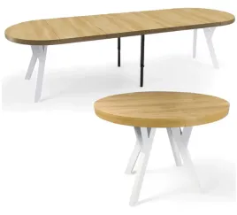 stol-duzy-okragly-bialy-metal-dab-hikora-egger-o100-rozkladany-do-300-cm