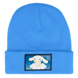 czapka-zimowa-niebieska-dziecieca-na-prezent-dla-fana-cinnamoroll-wzory