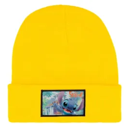 czapka-zimowa-zolta-dziecieca-na-prezent-urodziny-dla-fana-lilo-stitch-wz