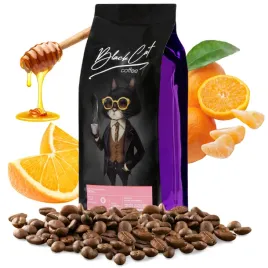 Zdjęcie produktu Kawa ziarnista BLACK CAT Peru 100% Arabica 1kg