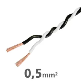 przewod-instalacyjny-2x-05-mm2-bialo-czarny-ofc-czysta-miedz