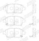 klocki-ham-prz-toyota-corolla-2000-numer-katalogowy-czesci-572405j