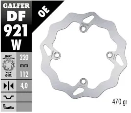 tarcza-hamulcowa-galfer-df921w-wave-na-tyl-220x112x4mm-do-sherco-sef-250