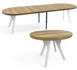stol-duzy-okragly-bialy-halifax-naturalny-egger-o100-rozkladany-do-300-cm