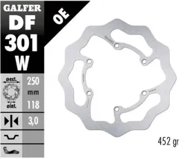 tarcza-hamulcowa-galfer-df301w-250x118x3mm-wave-przod-suzuki-rm-125-250