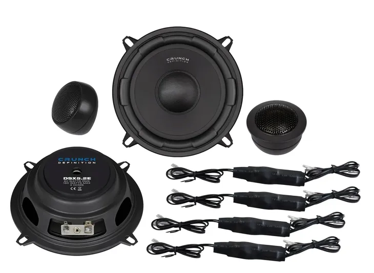 Crunch DSX5.2E Głośniki samochodowe 130 mm 13cm płytki montaż 80W RMS