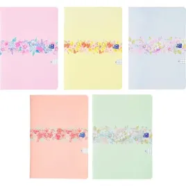 oxford-zeszyt-60-k-kratka-flowers-kwiaty-komplet-5w1-2-notesy-gratis