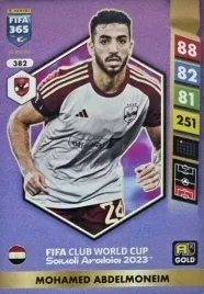 panini-fifa-365-2025-gold-fifa-club-world-cup-382-mohamed-abdelmoneim-al