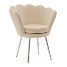 krzeslo-glamour-shell-chrome-muszla-muszelka-bezowa-srebrne-nozki-welur