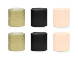 krepa-6-szt-5-cm-10-m-mix-brzoskwiniowy-czarny-zloty-krepy-kolorowa-kolor