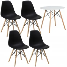 stol-fi80-white-4xkrzeslo-milano-czarne