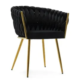 krzeslo-czarne-rosa-gold-glamour-do-jadalni-zlote-nogi-plecione-oparcie