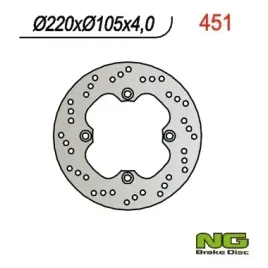tarcza-hamulcowa-ng451-na-przod-220x105x4-do-honda-skutery-125-150