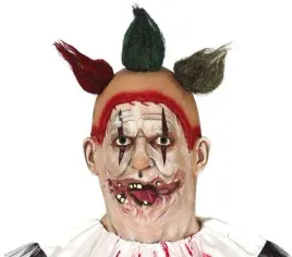 maska-latekstowa-zlowieszczy-klaun-z-wlosami-dodatek-halloween
