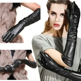 skorzane-rekawiczki-damskie-eleganckie-dlugie