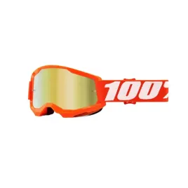 gogle-100-procent-strata-2-youth-junior-orange-mirror-gold-lens