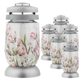 srebrny-znicz-bolsius-z-kwiatami-tradycyjny-na-grob-6szt-wklad-gratis