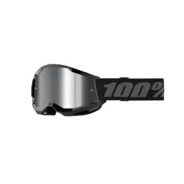 gogle-100-procent-strata-2-youth-junior-black-mirror-silver-lens