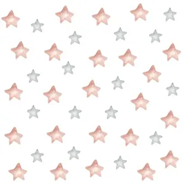 naklejki-na-sciane-dla-dzieci-rozowe-gwiazdki-gwiazdy-styl-boho-zestaw
